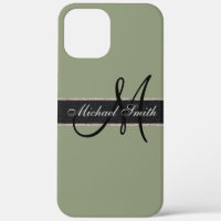 Achtergrond monogram Artichoke Color