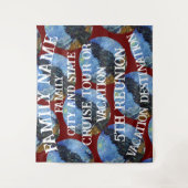 Achtergrond Muurhangingen 2024 Feestthema Wandkleed (Voorkant)