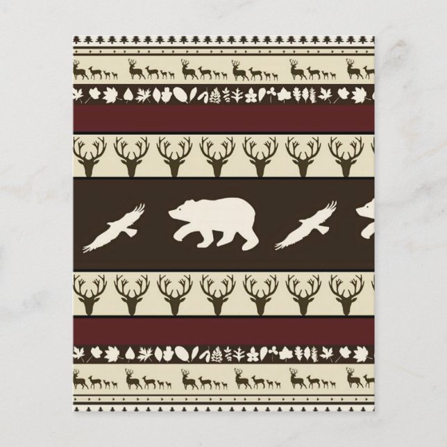 Achtergrond najaar bossen (Voorkant)