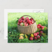 Achtergrond najaar briefkaart (Voorkant / Achterkant)