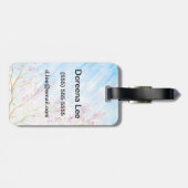 achtergrond natuur bagagelabel (Achterkant horizontaal)