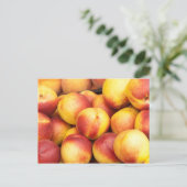 Achtergrond nectarines briefkaart (Staand voorkant)