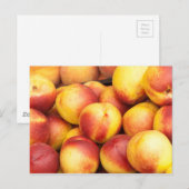 Achtergrond nectarines briefkaart (Voorkant / Achterkant)
