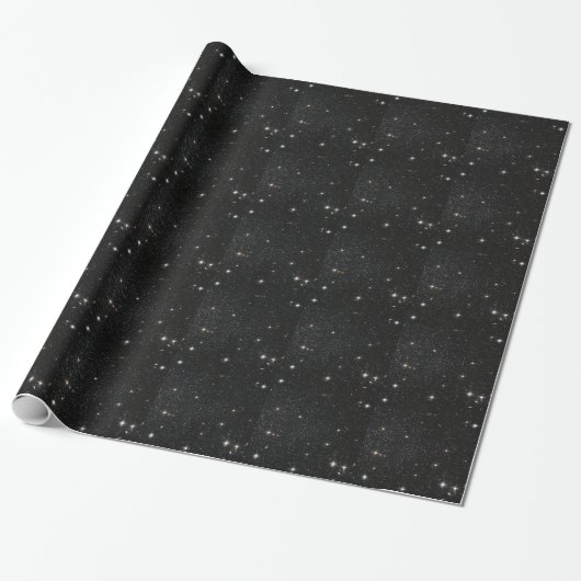 Achtergrond - Night Sky & Stars Cadeaupapier (Uitgerold)