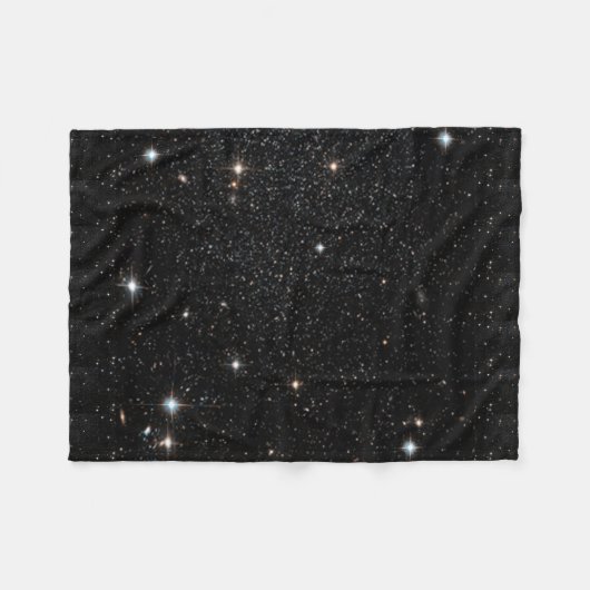 Achtergrond - Night Sky & Stars Fleece Deken (Voorkant (Horizontaal))