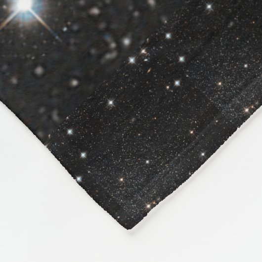 Achtergrond - Night Sky & Stars Fleece Deken (Hoek)