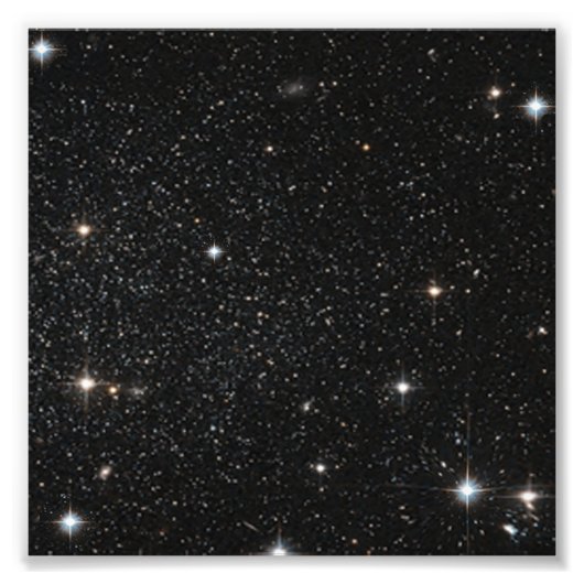 Achtergrond - Night Sky & Stars Foto Afdruk (Voorkant)