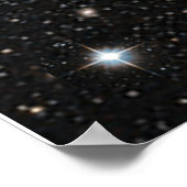 Achtergrond - Night Sky & Stars Poster (Hoek)