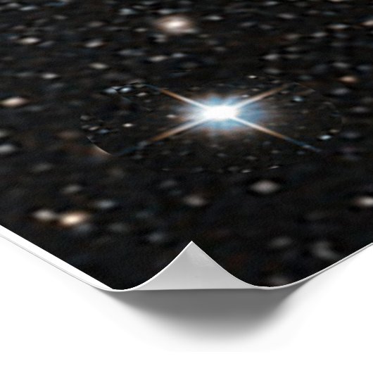 Achtergrond - Night Sky & Stars Poster (Hoek)