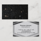Achtergrond - Night Sky & Stars Visitekaartje (Voorkant / Achterkant)