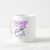 Achtergrond Noise Trendy Statement Koffiemok (Voorkant links)