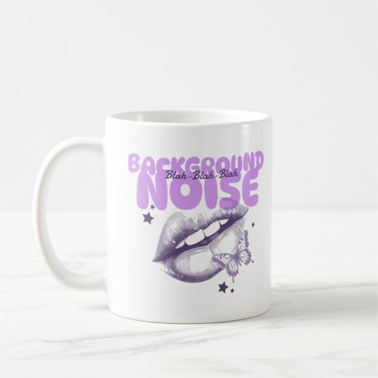 Achtergrond Noise Trendy Statement Koffiemok (Links)