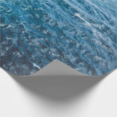 Achtergrond oceaanwater cadeaupapier (Hoek)