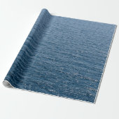 Achtergrond oceaanwater cadeaupapier (Uitgerold)