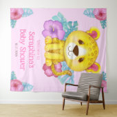 Achtergrond Oerwoud regenwoud Baby shower Wandkleed (In Situ (horizontaal))