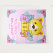 Achtergrond Oerwoud regenwoud Baby shower Wandkleed (Voorkant (horizontaal))