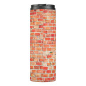 Achtergrond of texturebrick, ontwerp, int thermosbeker (Achterkant)