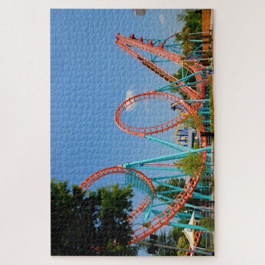 Achtergrond onderzetter voor rollen legpuzzel (Verticaal)