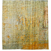 achtergrond ontwerp oude omheining in schilintabst douchegordijn (Voorkant)