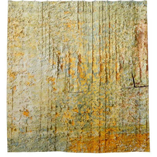 achtergrond ontwerp oude omheining in schilintabst douchegordijn (Voorkant)