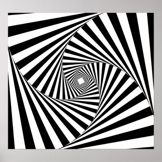 Achtergrond optische verlichting B&W Poster (Voorkant)