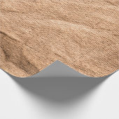 Achtergrond oude bruine doek cadeaupapier (Hoek)