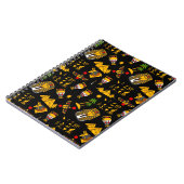 Achtergrond oude Egyptische Hieroglyphic-patroonac Notitieboek (Linkerzijde)