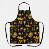 Achtergrond oude Egyptische Hieroglyphic-patroonac Schort (Voorkant)