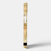 Achtergrond oude muziekblad. Personaliseren. Case-Mate iPhone Case (Achterkant / Rechts)