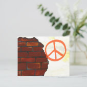 Achtergrond oude wand, briefkaart (Staand voorkant)