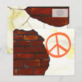 Achtergrond oude wand, briefkaart (Voorkant / Achterkant)
