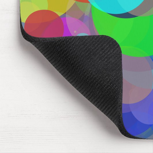 Achtergrond overlappende cirkels muismat (Hoek)