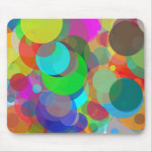Achtergrond overlappende cirkels muismat (Voorkant)