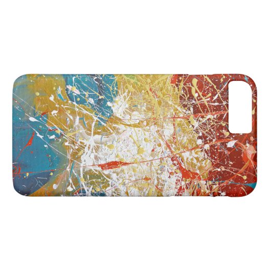 Achtergrond Paint Splash Case-Mate iPhone Case (Achterkant (Horizontaal))