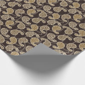 Achtergrond paisleystijl cadeaupapier (Hoek)