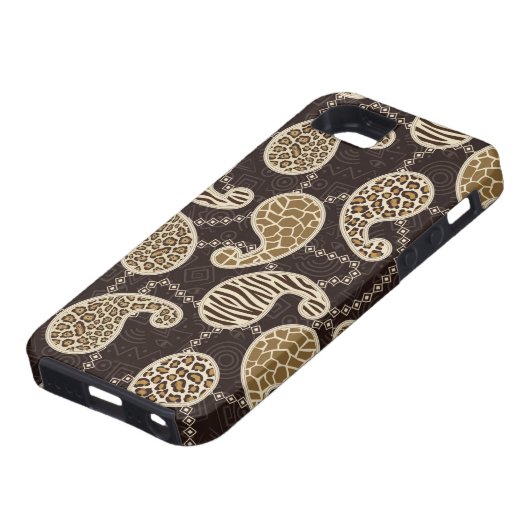 Achtergrond paisleystijl Case-Mate iPhone case (Onderkant)