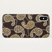 Achtergrond paisleystijl Case-Mate iPhone case (Achterkant (horizontaal))