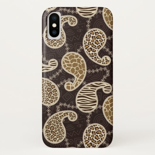 Achtergrond paisleystijl Case-Mate iPhone case (Achterkant)