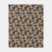 Achtergrond paisleystijl fleece deken (Voorkant)