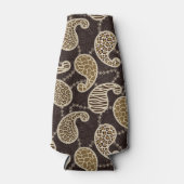 Achtergrond paisleystijl flesjeskoeler (Voorkant)