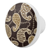 Achtergrond paisleystijl keramische knop (Rechts)