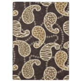 Achtergrond paisleystijl klembord (Achterkant)