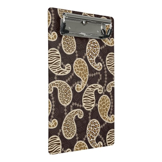 Achtergrond paisleystijl mini klembord (Schuin)