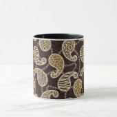 Achtergrond paisleystijl mok (Midden)