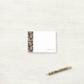 Achtergrond paisleystijl post-it® notes (Op bureau)