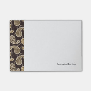 Achtergrond paisleystijl post-it® notes