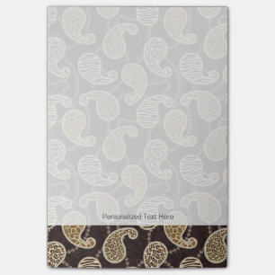 Achtergrond paisleystijl post-it® notes