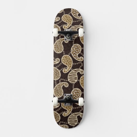 Achtergrond paisleystijl skateboard (Voorkant)