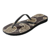 Achtergrond paisleystijl teenslippers (Schuin)