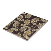 Achtergrond paisleystijl tegeltje (Zijkant)